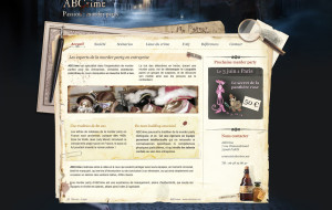 ABCrime web design