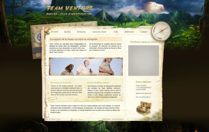 Team Venture web design