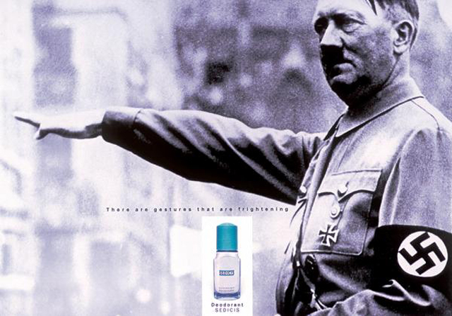 Hitler dans la publicité moderne