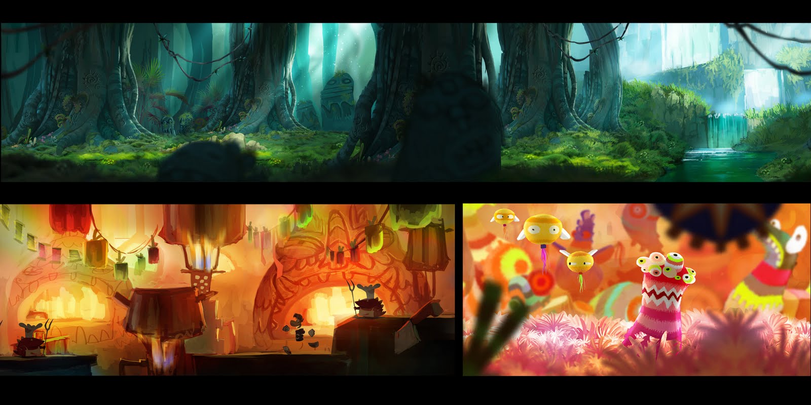Rayman origins concept art