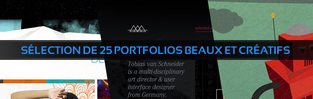Sélection de 25 portfolios beaux et créatifs