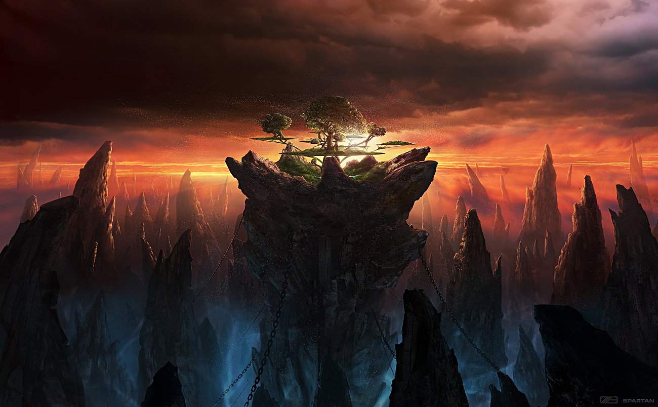 The last world matte painting