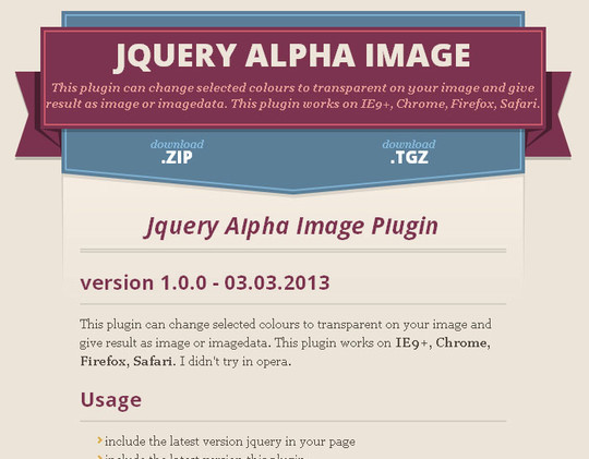 nouveau plugin jQuery pour rendre votre site ergonomique et attrayant