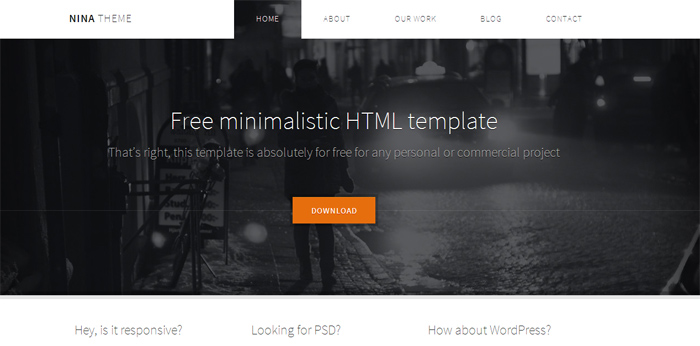 50 templates gratuits HTML5 à télécharger gratuitement