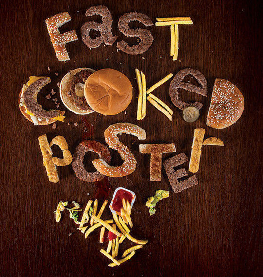30 Designs de typographies à partir de nourriture