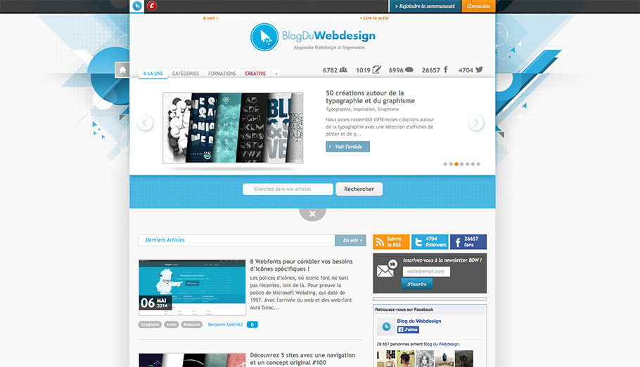 Inspiration webdesign et ux