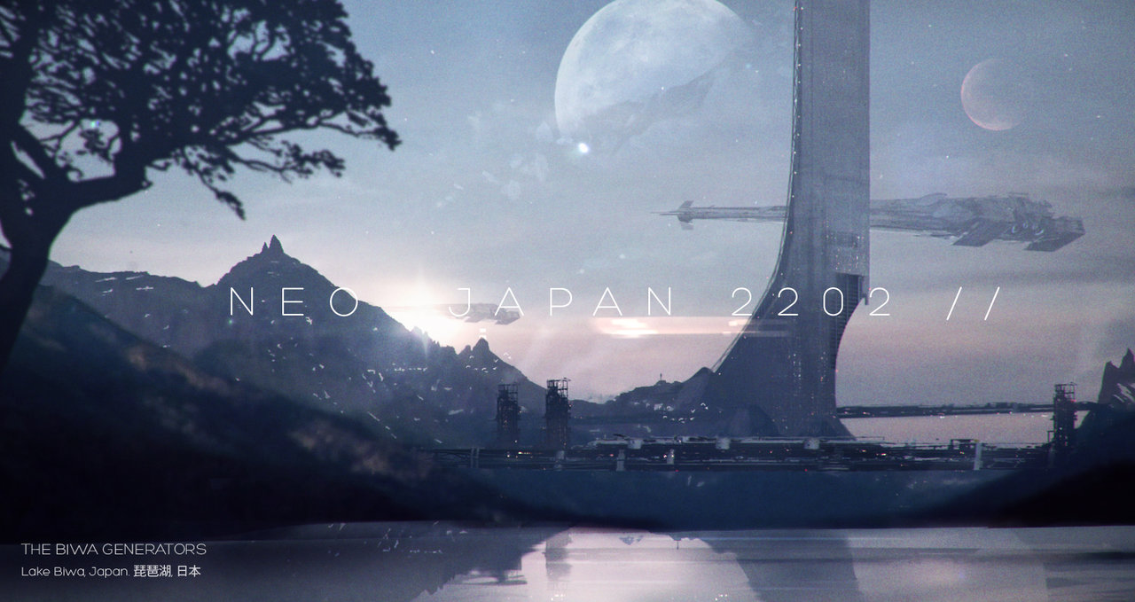 "Neo Japan 2202" du concept artist Johnson Ting