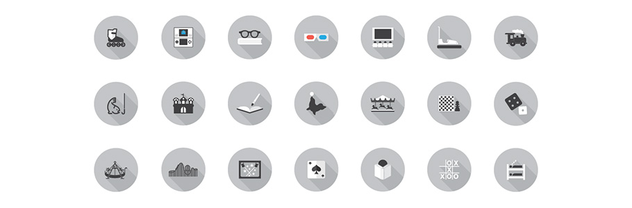 35 icônes de loisirs à télécharger gratuitement en exclusivité