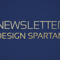 Nouveau sur le blog : la newsletter Design Spartan
