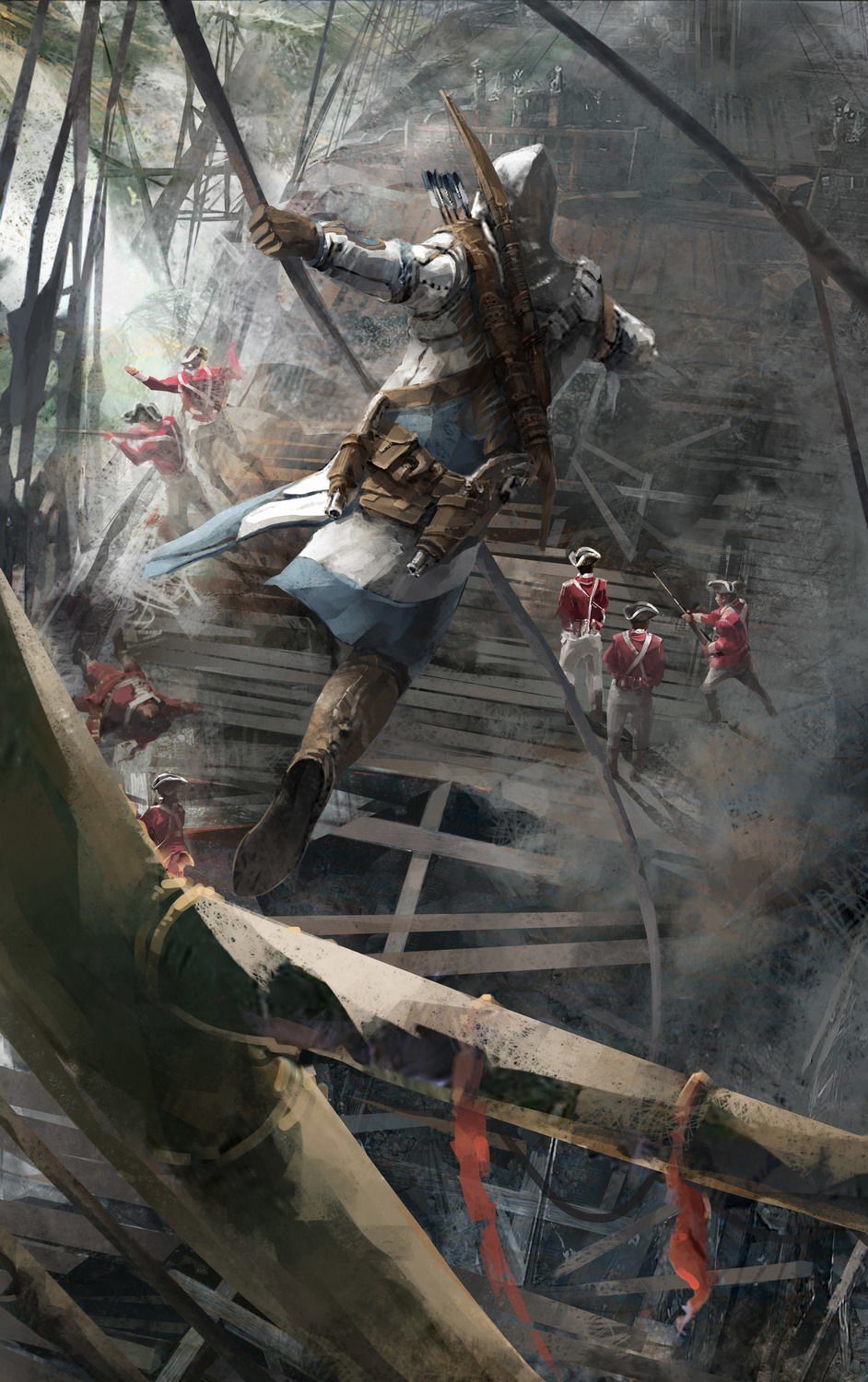 Les robots attachants et concept arts d'Assassin's Creed de Max Qin