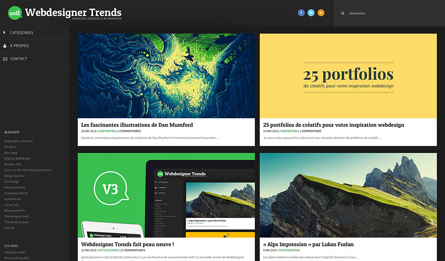 Webdesigner Trends : une nouvelle version enfin en ligne !