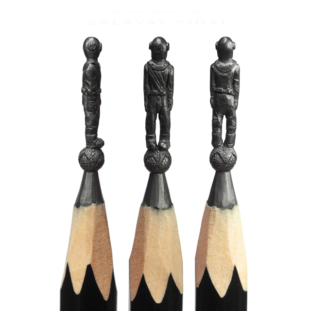 Les sculptures de crayon miniatures incroyables de Salavat Fidai !