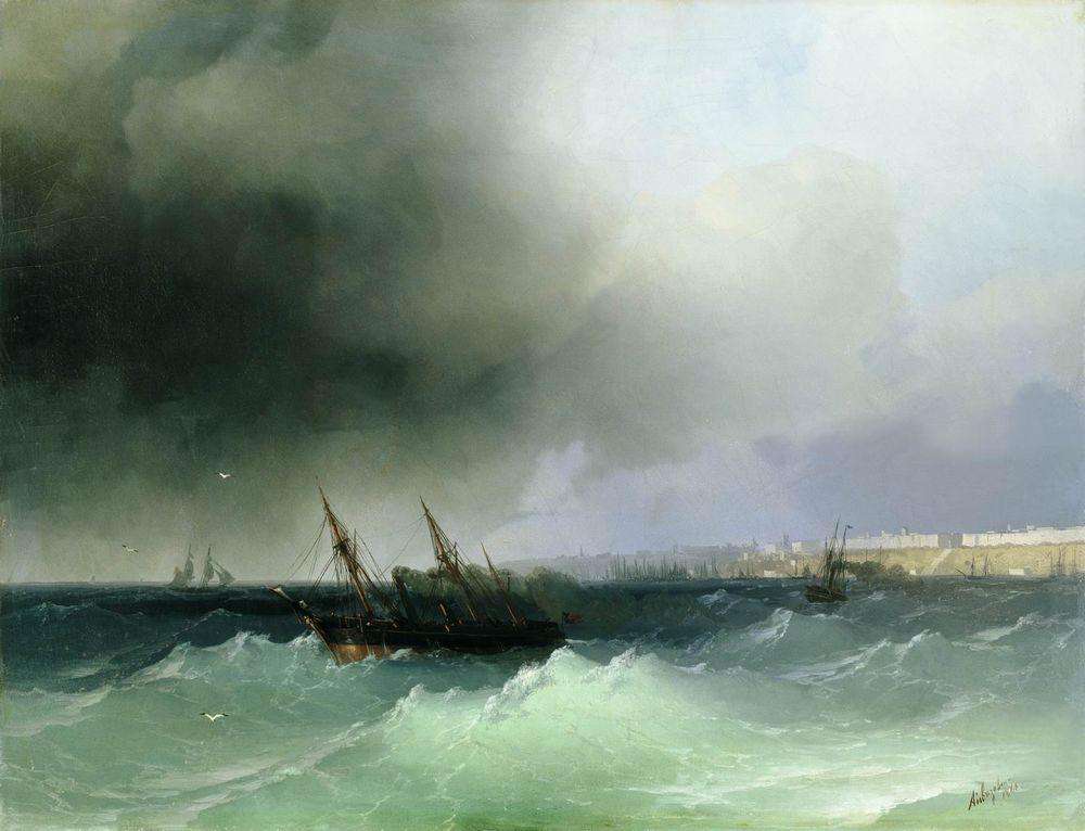 Les peintures de vagues translucides hypnotisantes de ce peintre russe du 19è siècle