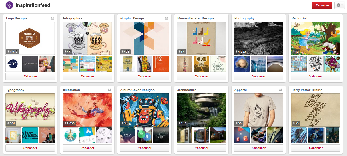 6 profils Pinterest que tout designer devrait suivre pour son inspiration