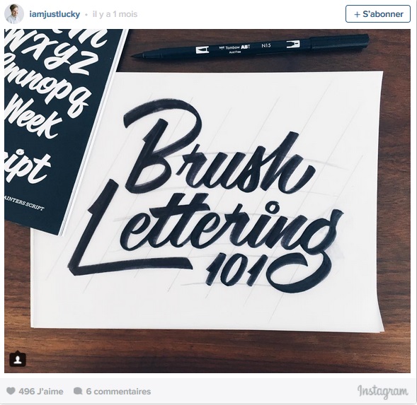 20 Typographes et Calligraphes que vous devriez suivre sur Instagram
