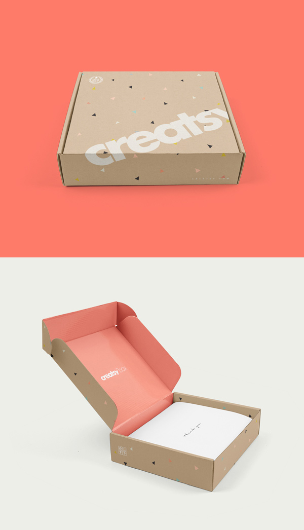 20 Mockups gratuits de packaging de boîtes pour designers