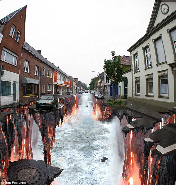 20 Street arts 3D qui piègeront vos sens