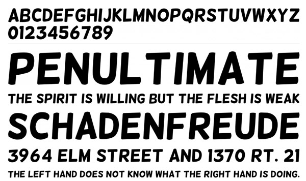 30 Typographies Arrondies Qu il Faut Avoir Design Spartan Art 
